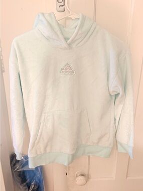 Adidas Fur Hoodie Girls Youth 14 LRG Ice Frappe Soft Fleece Sweatshirt Fashion